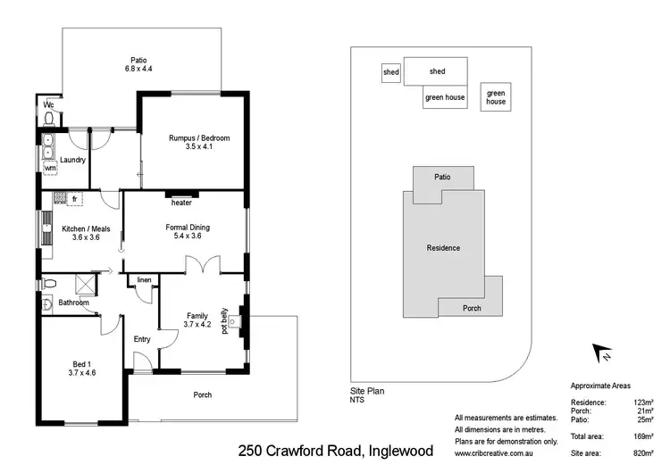 Floorplan of Homely house listing, 250 Crawford Road, Inglewood WA 6052