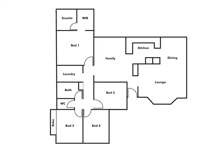 Floorplan of Homely house listing, 12 Bunyan Close, Spearwood WA 6163