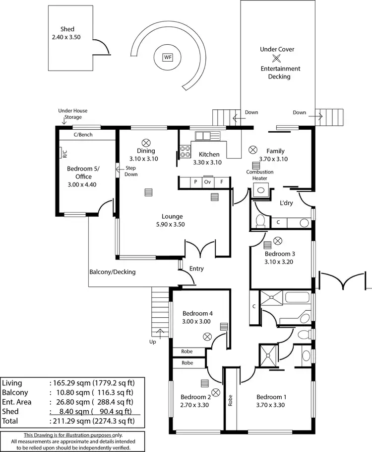 Floorplan of Homely house listing, 9 Banksia Crescent, Athelstone SA 5076