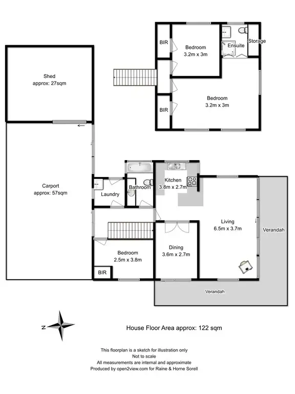 Floorplan of Homely house listing, 9 North Street, Dodges Ferry TAS 7173