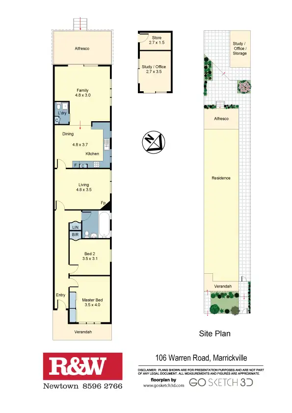 Floorplan of Homely house listing, 106 Warren Road, Marrickville NSW 2204