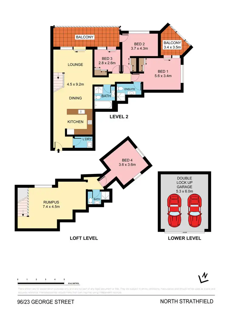 Floorplan of Homely apartment listing, 96/23 George Street, North Strathfield NSW 2137