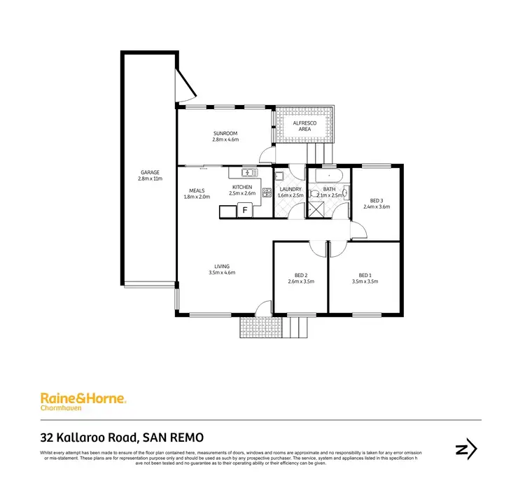 Floorplan of Homely house listing, 32 Kallaroo Road, San Remo NSW 2262