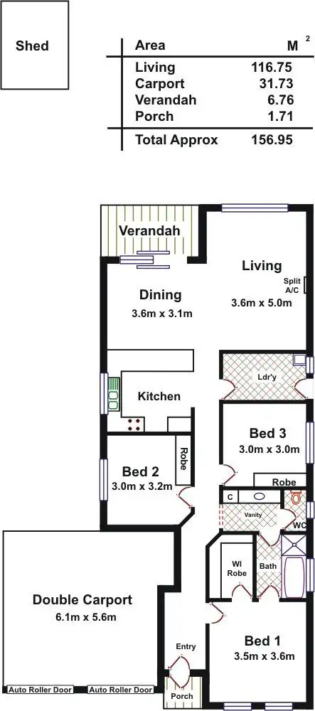 Floorplan of Homely house listing, 31 Oaklands Circuit, Hewett SA 5118