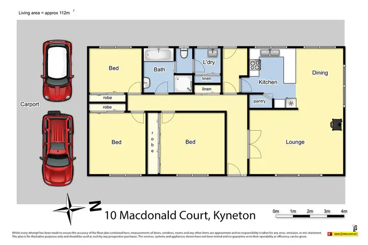 Floorplan of Homely house listing, 10 MacDonald Court, Kyneton VIC 3444