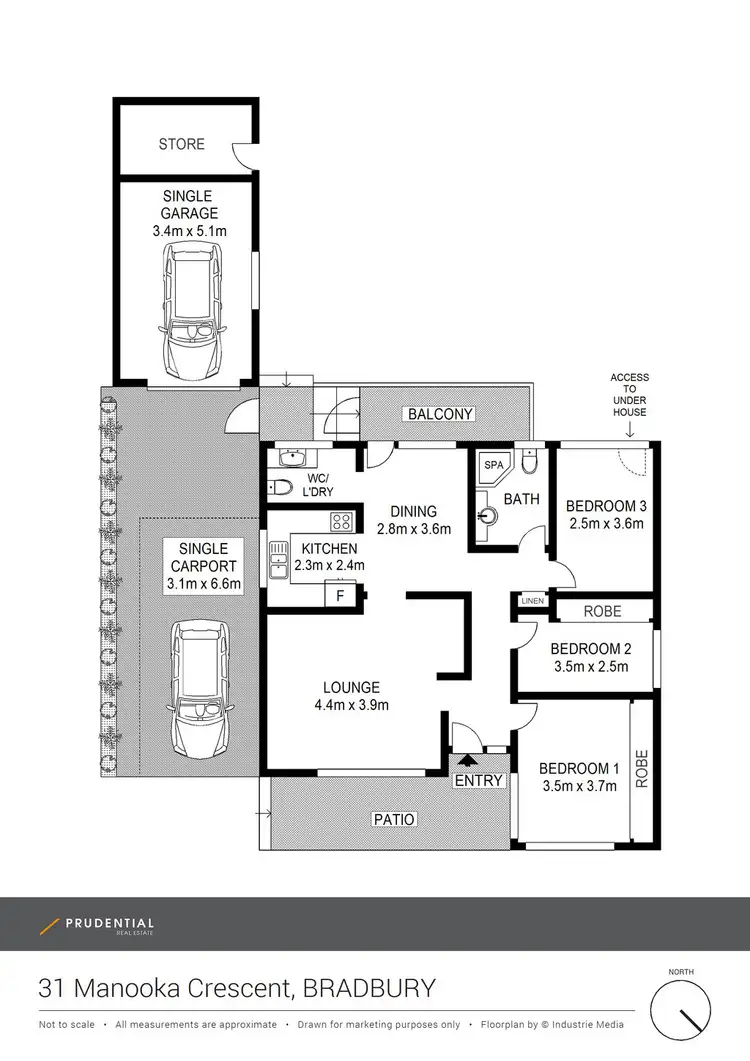 Floorplan of Homely house listing, 31 Manooka Crescent, Bradbury NSW 2560