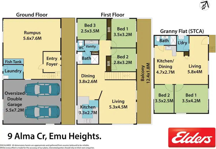 Floorplan of Homely house listing, 9 Alma Crescent (10 Riverside Road), Emu Heights NSW 2750