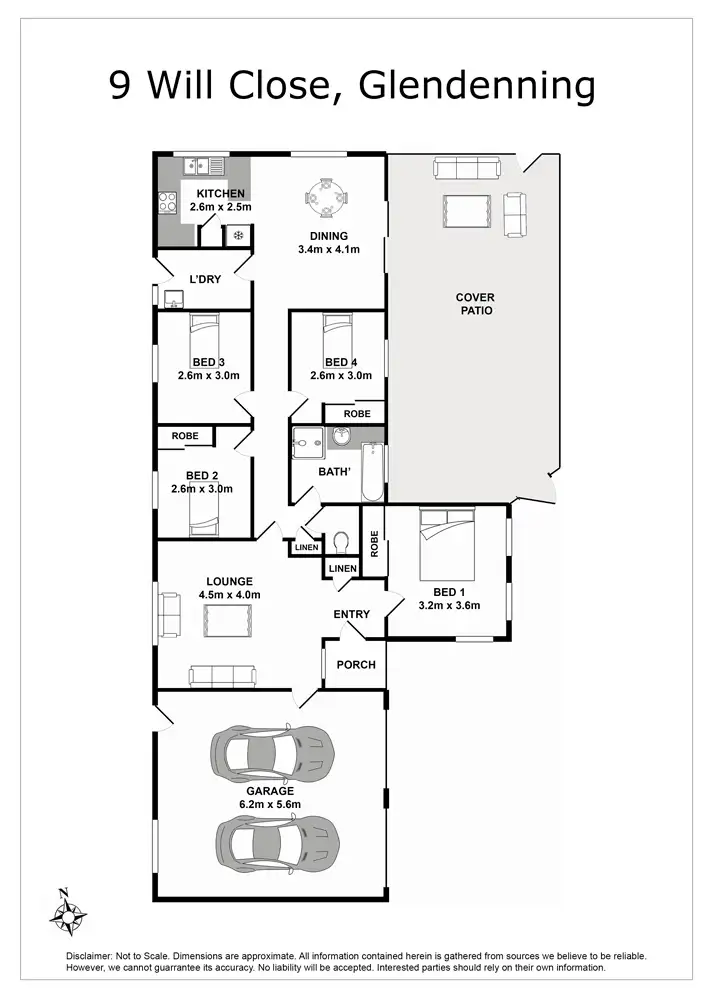 Floorplan of Homely house listing, 9 Will Close, Glendenning NSW 2761