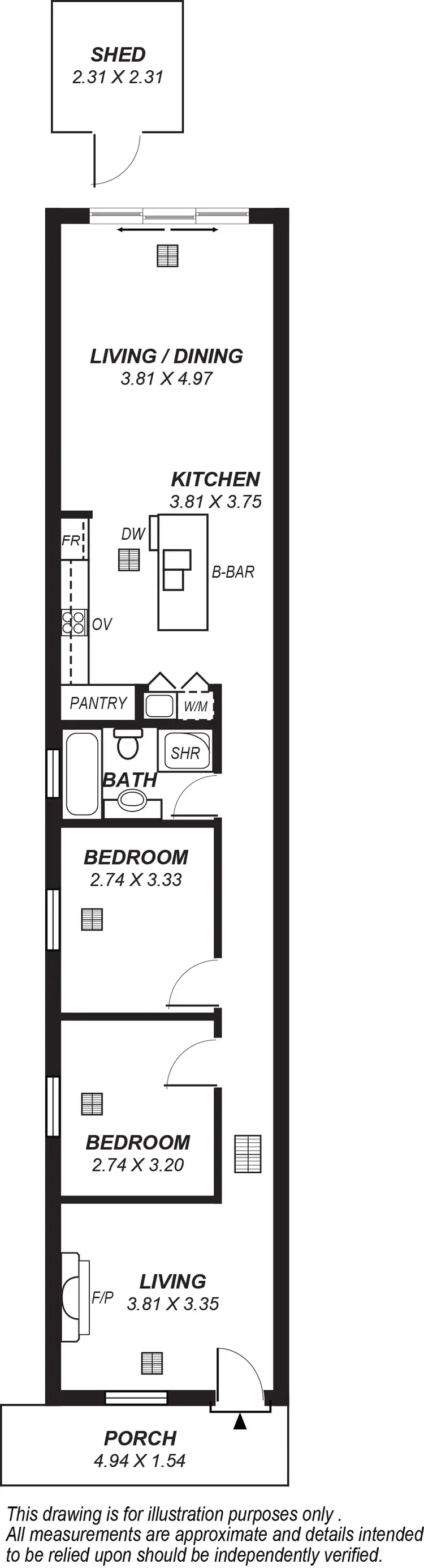 Floorplan of Homely house listing, 34 Maesbury Street, Kensington SA 5068