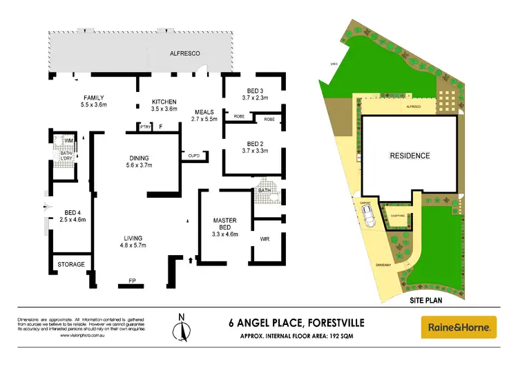 Floorplan of Homely house listing, 6 Angel Place, Forestville NSW 2087