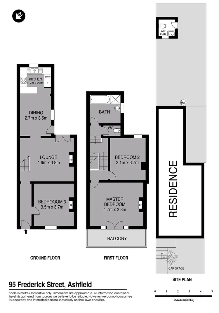 Floorplan of Homely house listing, 95 Frederick Street, Ashfield NSW 2131
