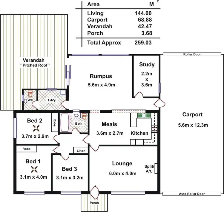 Floorplan of Homely house listing, 71 Calton Road, Gawler East SA 5118