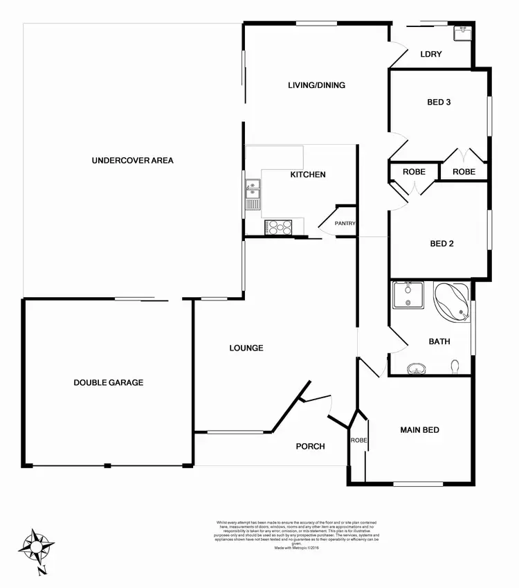 Floorplan of Homely house listing, 80 Brigantine Street, Rutherford NSW 2320