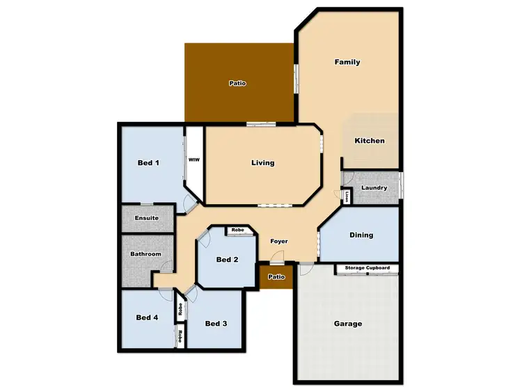 Floorplan of Homely house listing, 50 St Andrews Drive, Dubbo NSW 2830