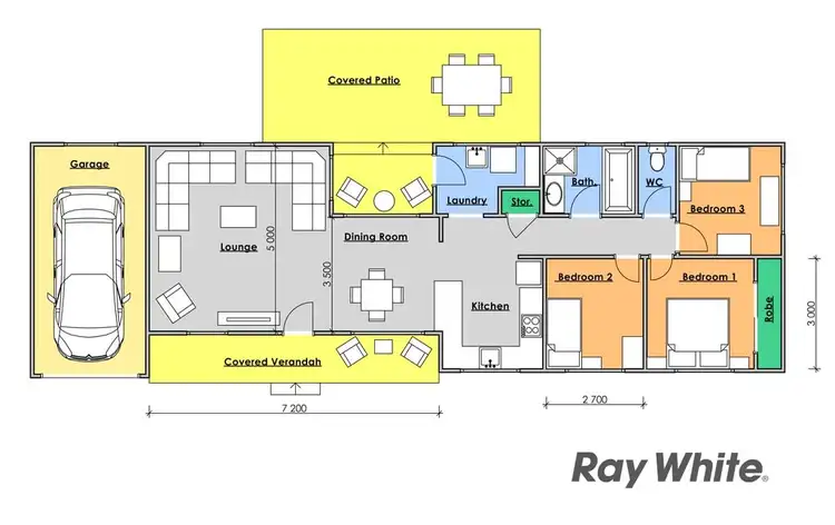Floorplan of Homely house listing, 93 Cowper Street, Taree NSW 2430