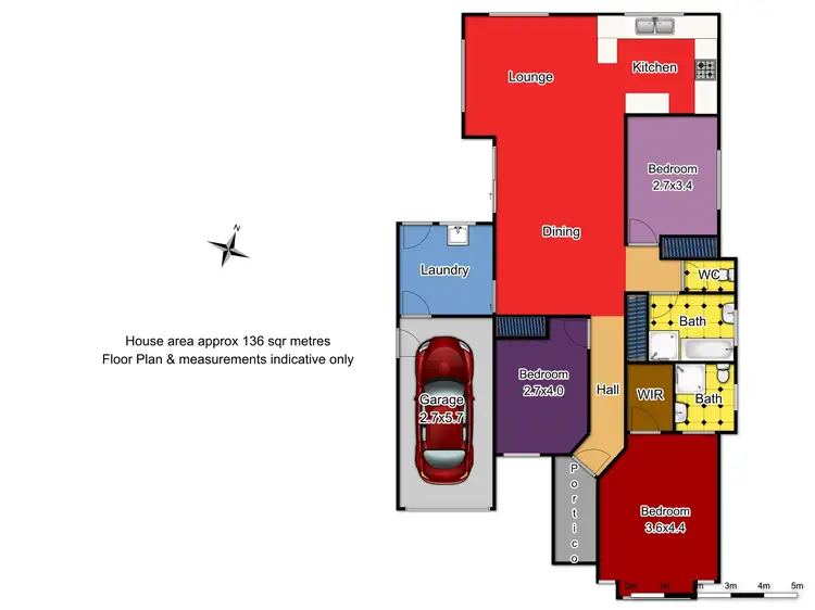 Floorplan of Homely house listing, 8 Begonia Place, Orange NSW 2800