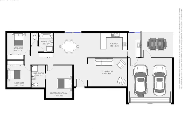 Floorplan of Homely house listing, 603 ETIWANDA AVENUE, Mildura VIC 3500