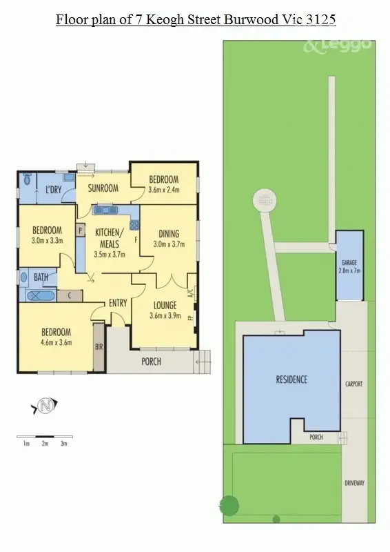 Floorplan of Homely house listing, 7 Keogh Street, Burwood VIC 3125