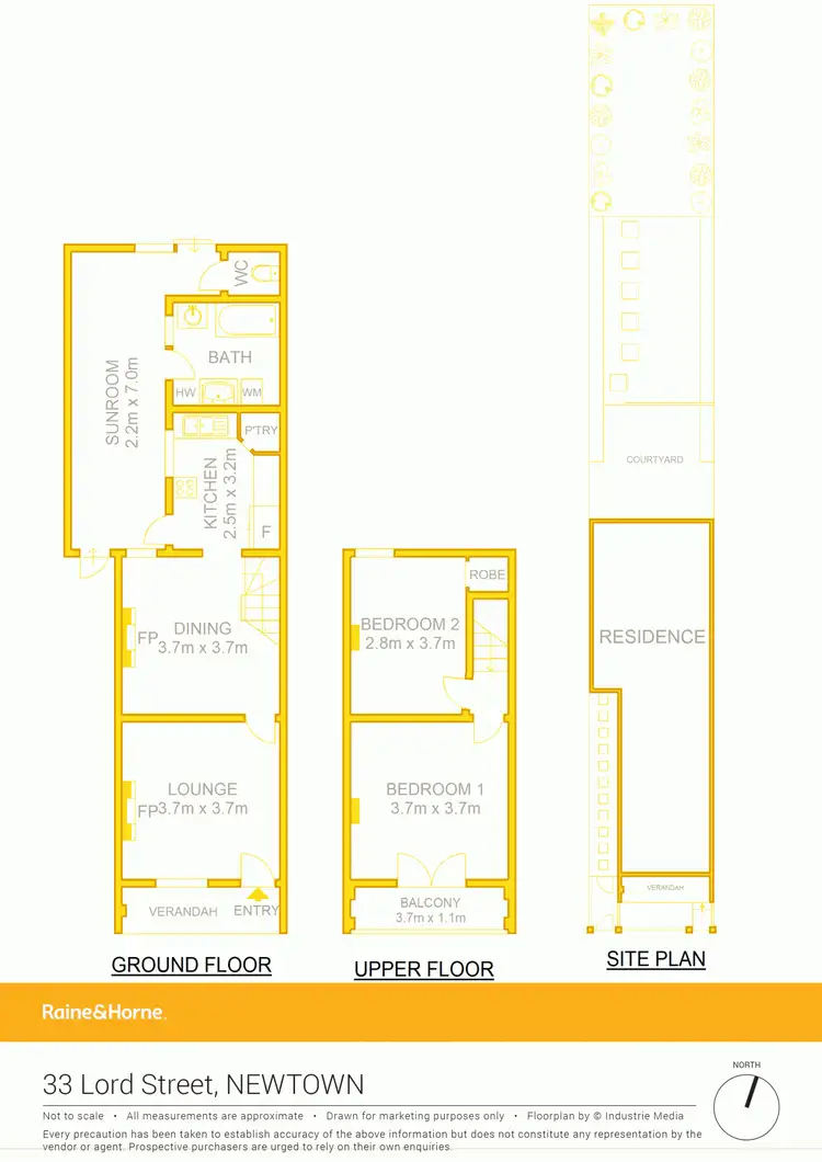 Floorplan of Homely house listing, 33 Lord Street, Newtown NSW 2042