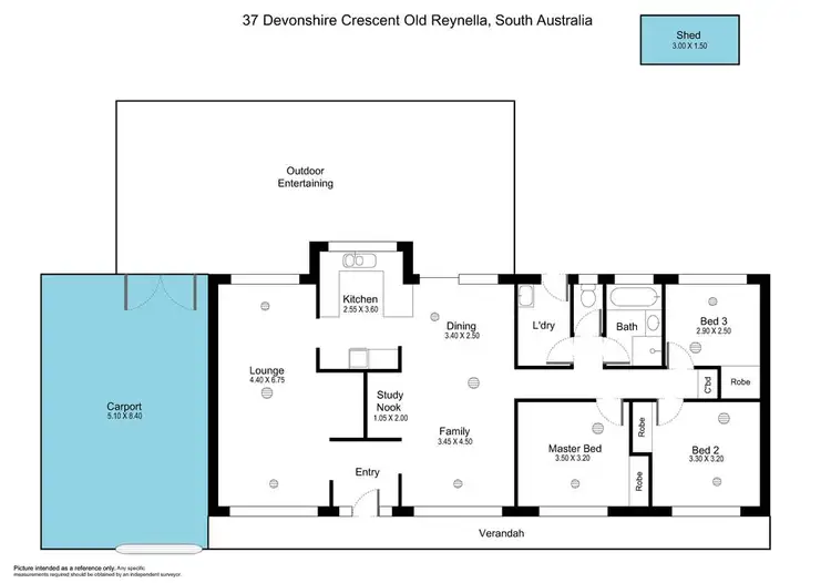 Floorplan of Homely house listing, 37 Devonshire Crescent, Old Reynella SA 5161