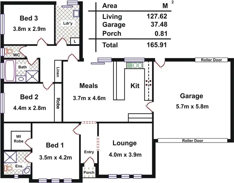 Floorplan of Homely house listing, Unit 6/5 Bella Street, Gawler East SA 5118