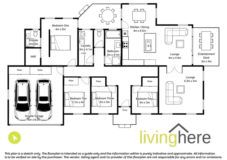 Floorplan of Homely house listing, 2 Bronte Court, Riverside TAS 7250