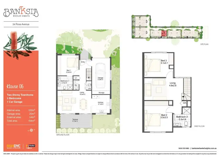 Floorplan of Homely house listing, 6/34 Rose Avenue, Wheeler Heights NSW 2097