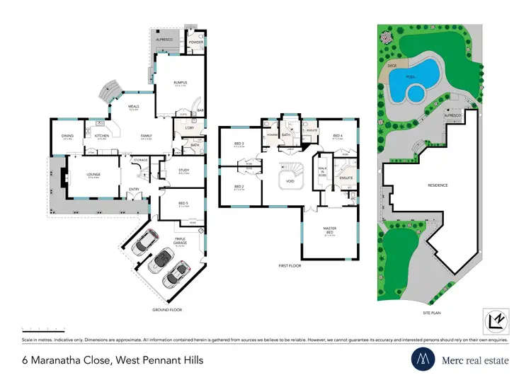 Floorplan of Homely house listing, 6 Maranatha Close, West Pennant Hills NSW 2125