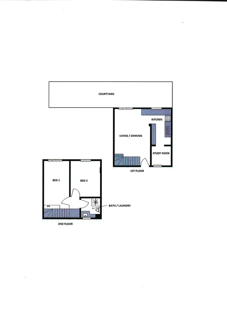 Floorplan of Homely townhouse listing, 15/36 Cape Street, Osborne Park WA 6017
