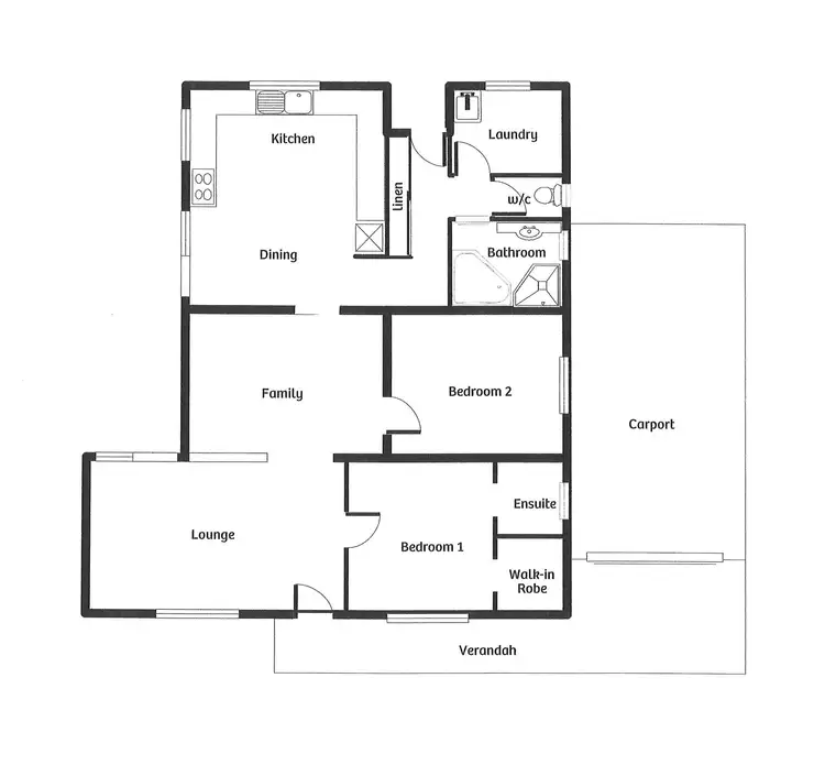 Floorplan of Homely house listing, 11A Clara Street, Murray Bridge SA 5253