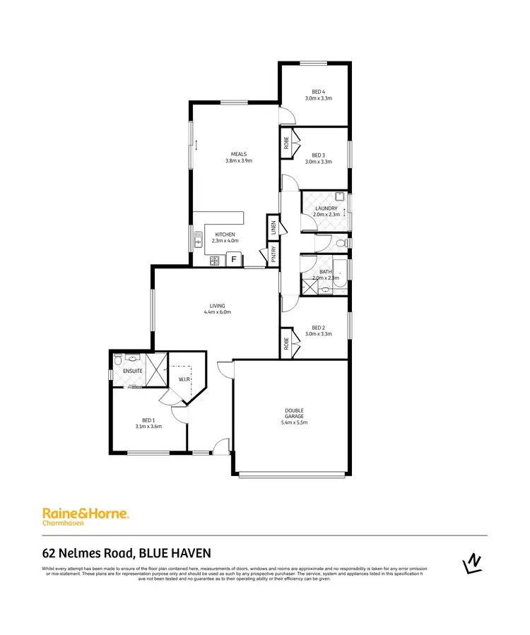 Floorplan of Homely house listing, 62 Nelmes Road, Blue Haven NSW 2262