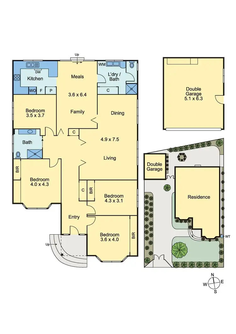 Floorplan of Homely house listing, 46 Roland Avenue, Strathmore VIC 3041