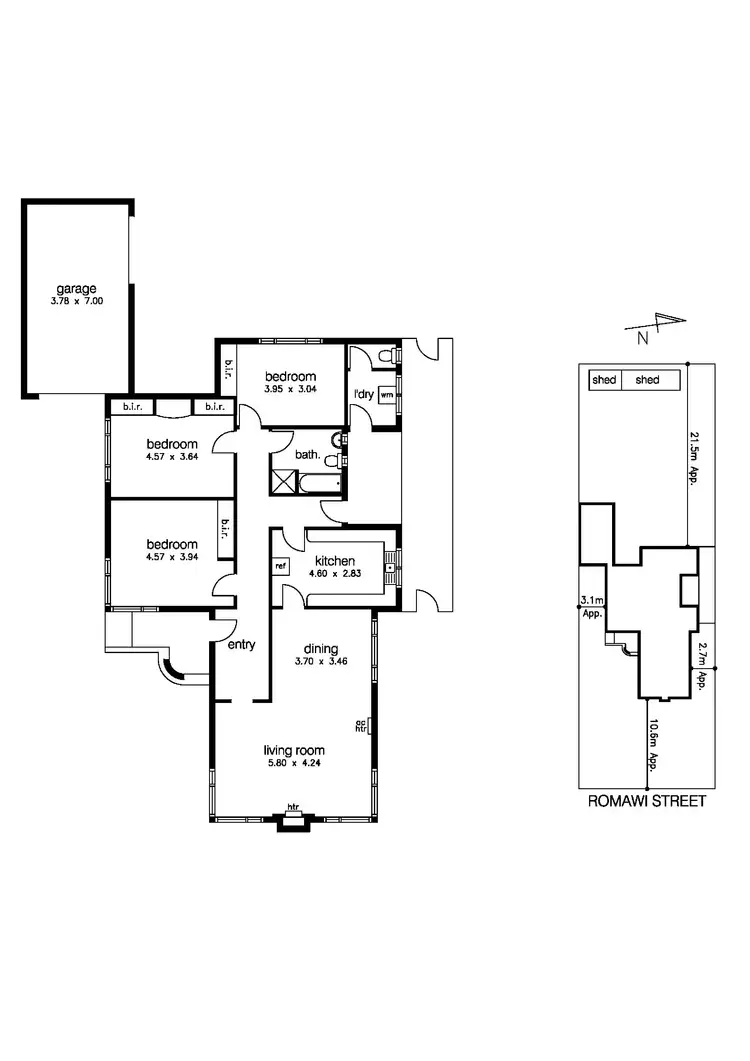 Floorplan of Homely house listing, 53 Romawi Street, Altona VIC 3018