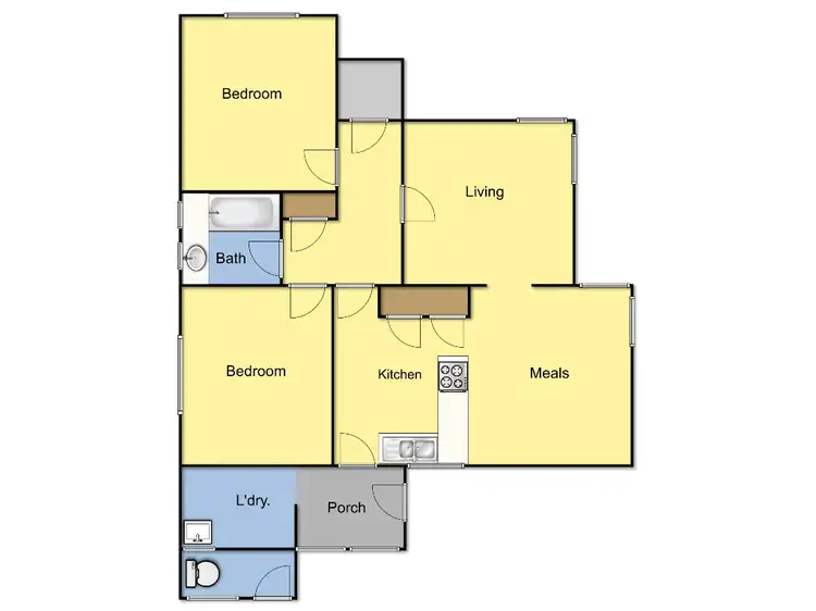Floorplan of Homely house listing, 135 Boundary Road, Newcomb VIC 3219