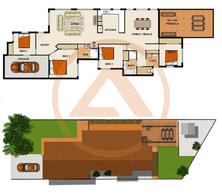 Floorplan of Homely house listing, 37 Mahogany Place, Forest Lake QLD 4078