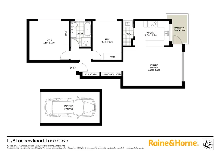 Floorplan of Homely apartment listing, 11/8-10 Landers Road, Lane Cove NSW 2066