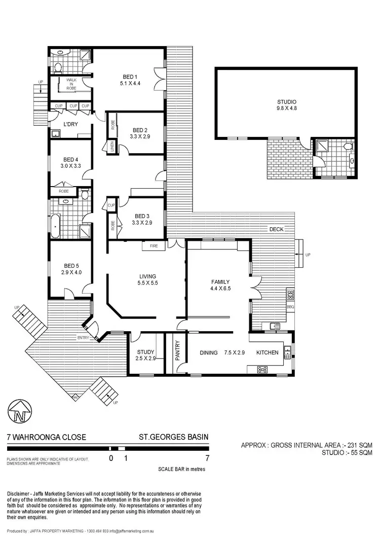 Floorplan of Homely house listing, 7 Wahroonga Close, St Georges Basin NSW 2540