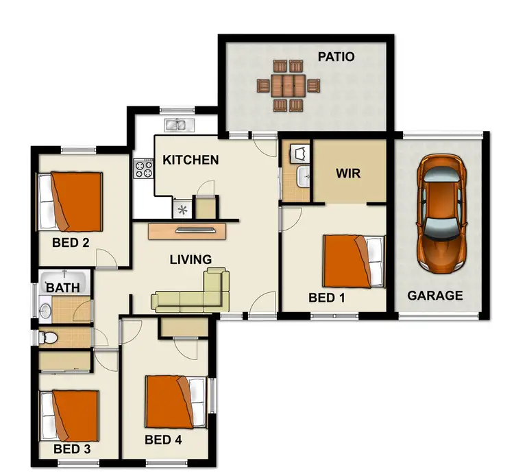 Floorplan of Homely house listing, 27 Cowper Avenue, Eagleby QLD 4207