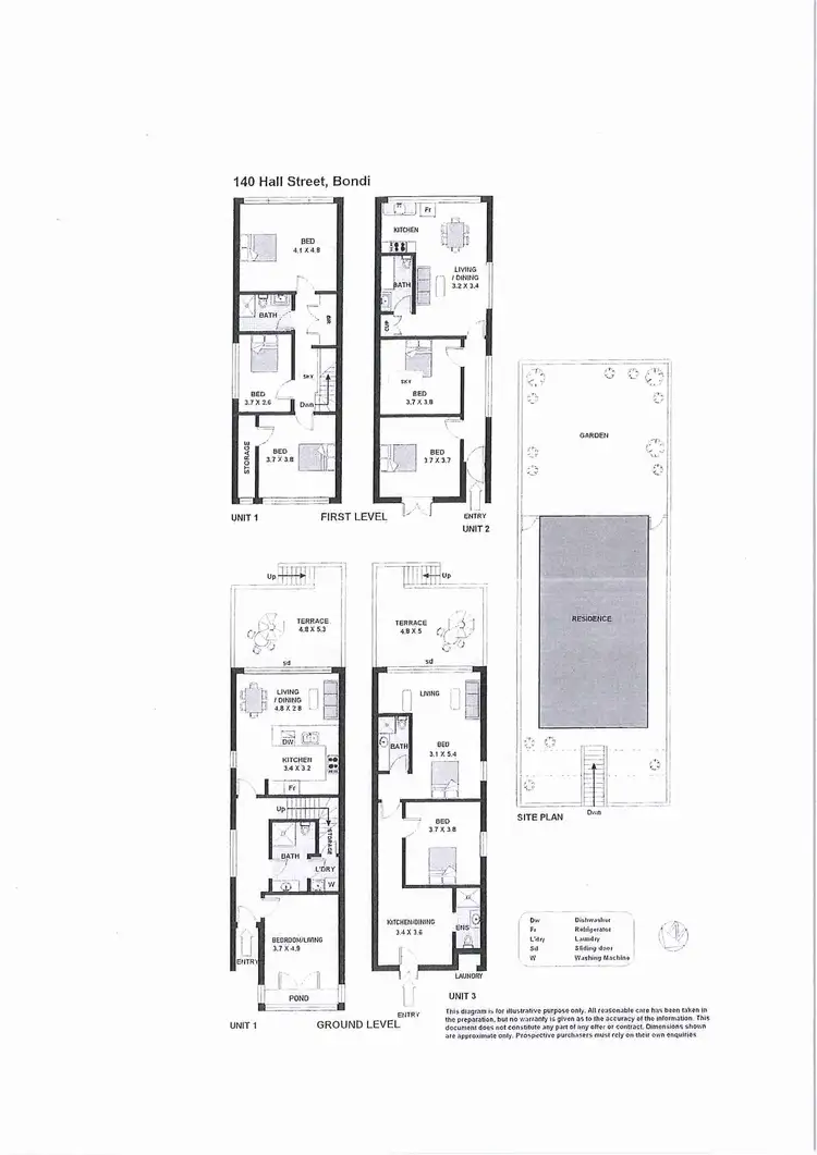 Floorplan of Homely apartment listing, 3/140 Hall Street, Bondi NSW 2026