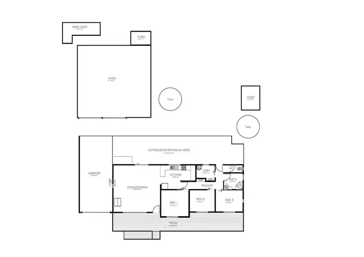 Floorplan of Homely house listing, 3 Newell Drive, Louth Bay SA 5607