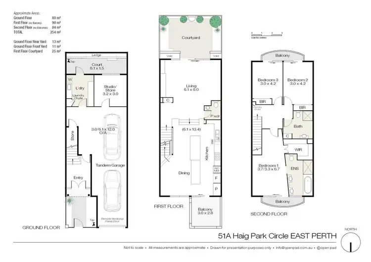 Floorplan of Homely house listing, 51A Haig Park Circle, East Perth WA 6004