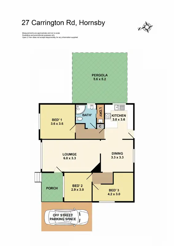 Floorplan of Homely house listing, 27 Carrington Road, Hornsby NSW 2077
