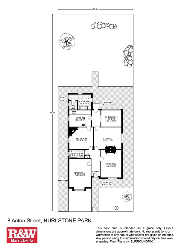 Floorplan of Homely house listing, 8 Acton Street, Hurlstone Park NSW 2193