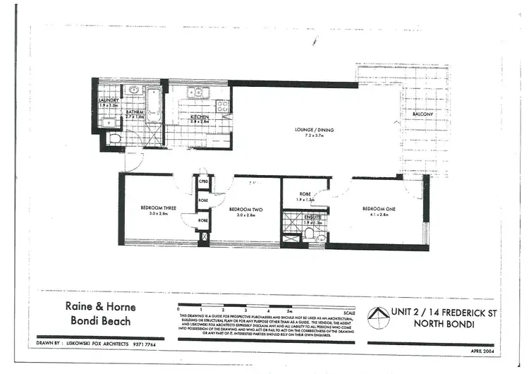 Floorplan of Homely apartment listing, 2/14 Frederick Street, North Bondi NSW 2026