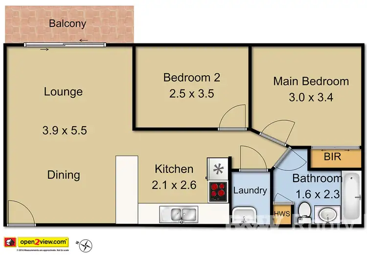 Floorplan of Homely unit listing, 76/7 Griffiths Street, Blacktown NSW 2148