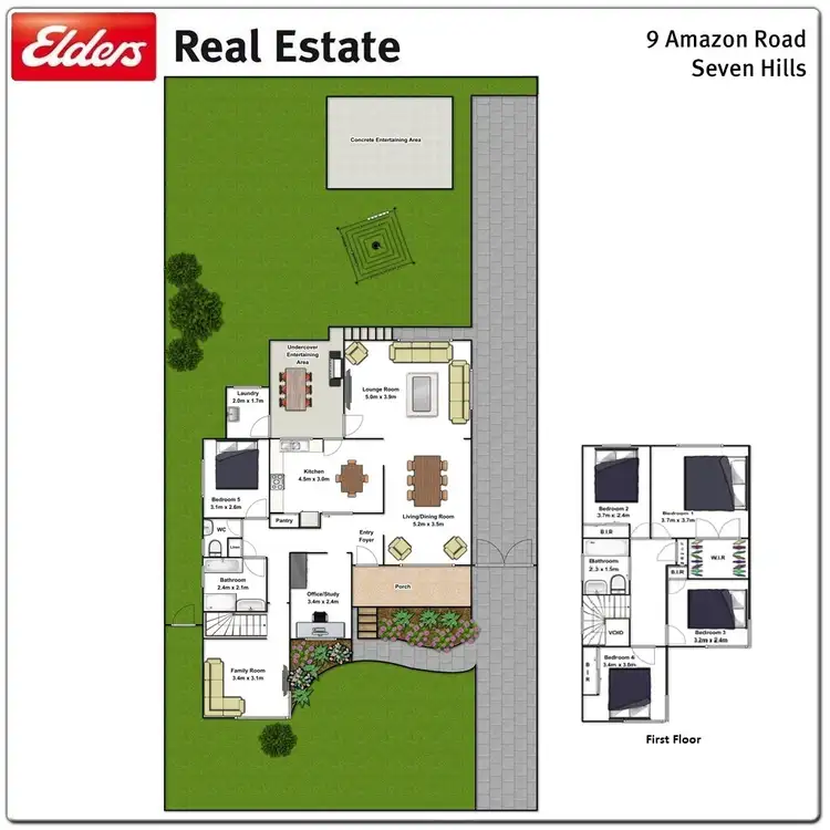 Floorplan of Homely house listing, 9 Amazon Road, Seven Hills NSW 2147
