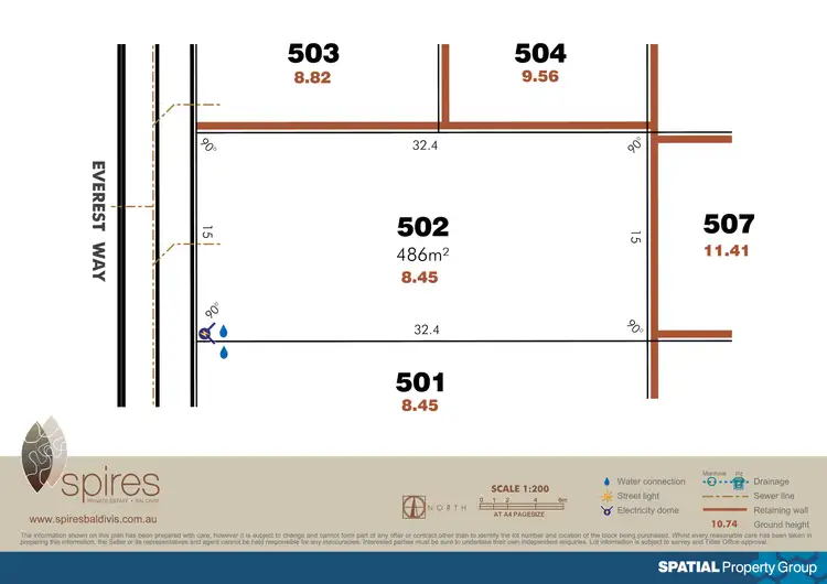 Floorplan of Homely land listing, Lot 502 Everest Way, Baldivis WA 6171