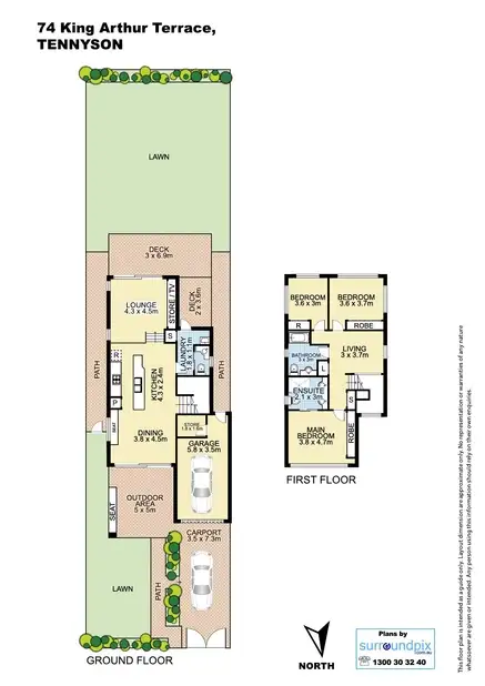 Floorplan of Homely house listing, 74 King Arthur Terrace, Tennyson QLD 4105