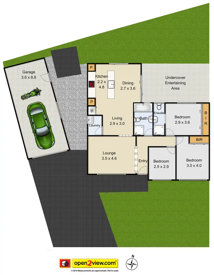 Floorplan of Homely house listing, 8 Trezise Place, Quakers Hill NSW 2763
