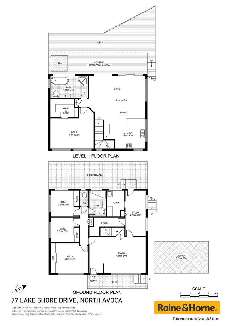 Floorplan of Homely house listing, 77 Lake Shore Drive, North Avoca NSW 2260